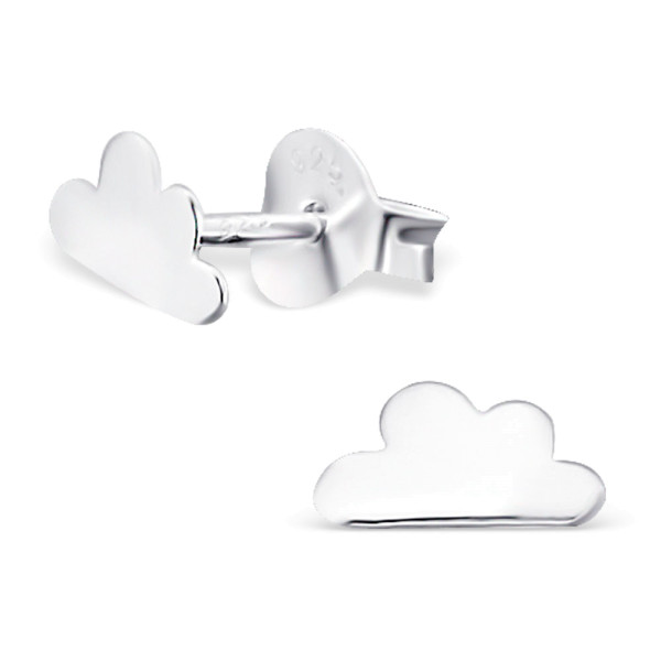 Ohrstecker Wolke 925 Silber