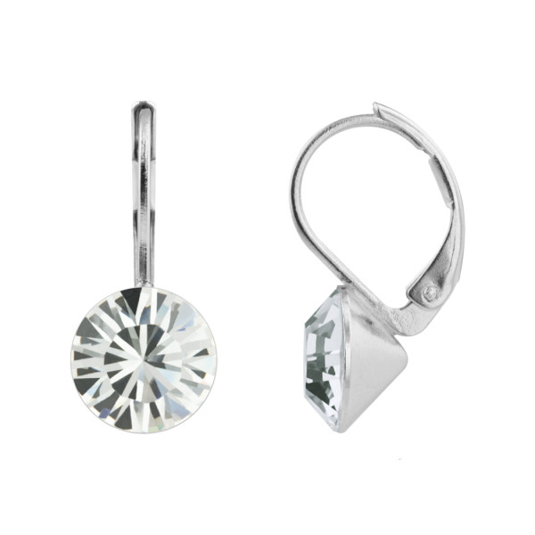 Ohrhänger Kristall 8 mm in Crystal