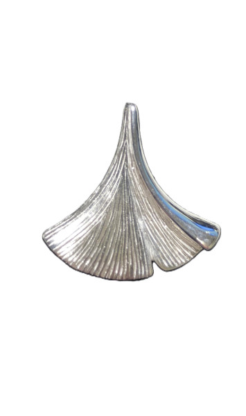 Anhänger Gingko18 mm 925 Silber