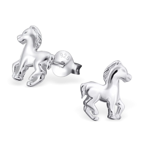 Ohrstecker Pferd 925 Silber