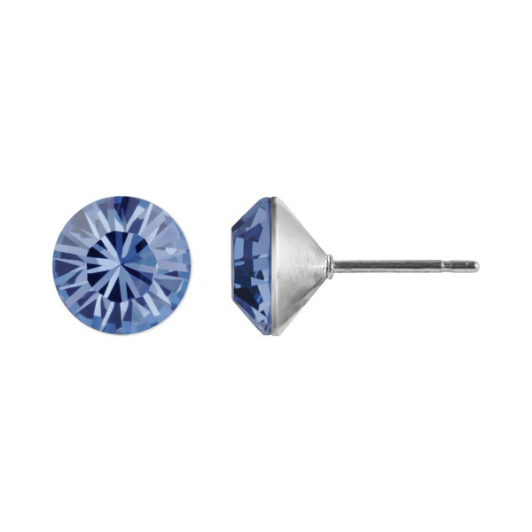 Ohrstecker Kristall 6mm in Denim Blue