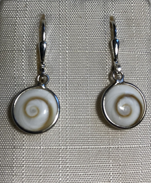 Ohrhänger Shivas Eye 10 mm 925 Silber