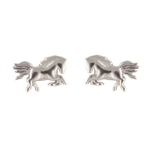 Ohrstecker Pferd 925 Silber
