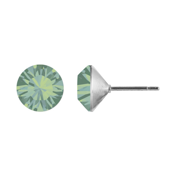 Ohrstecker Kristall 6mm in Pacific Opal