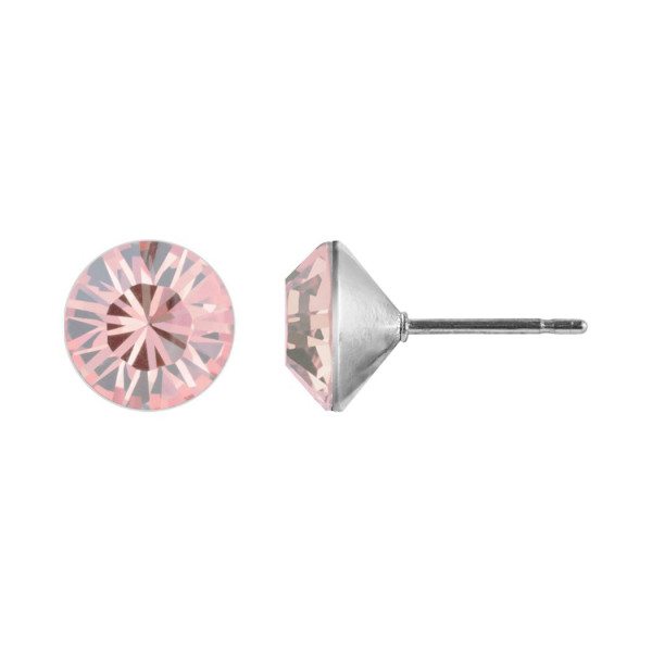 Ohrstecker Kristall 6mm in Vintage Rose