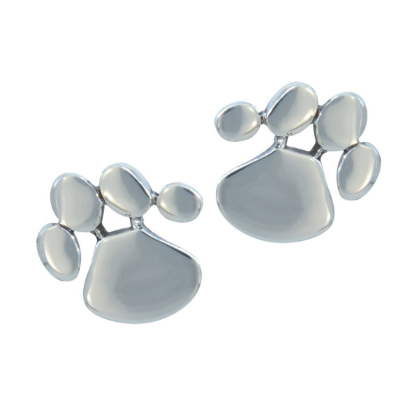 Ohrstecker 925 Silber Hundetatze