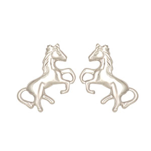 Pferd Ohrstecker 925 Silber