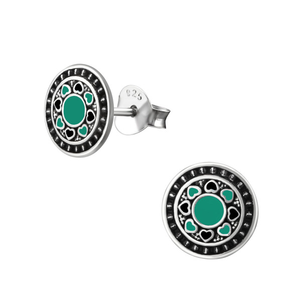 Ohrstecker Türkis Orient 925 Silber