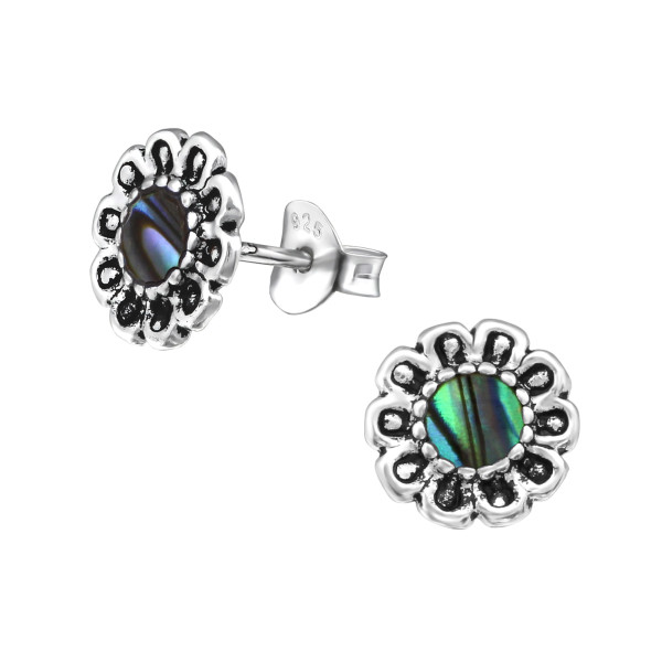 Ohrstecker Orient Abalone 925 Silber