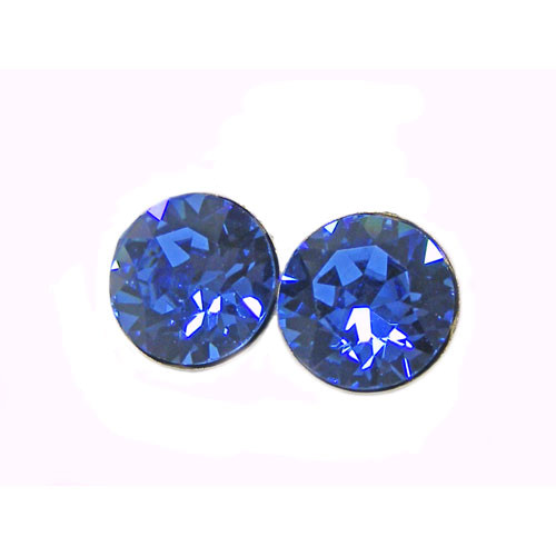 Ohrstecker Kristall 3mm in Sapphire