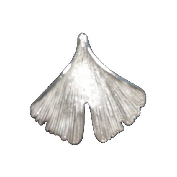 Anhänger Gingko GROSS 25 mm 925 Silber