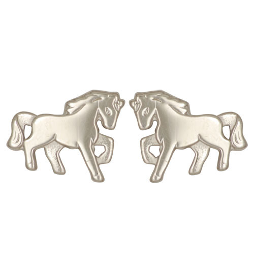 Pferd Ohrstecker 925 Silber